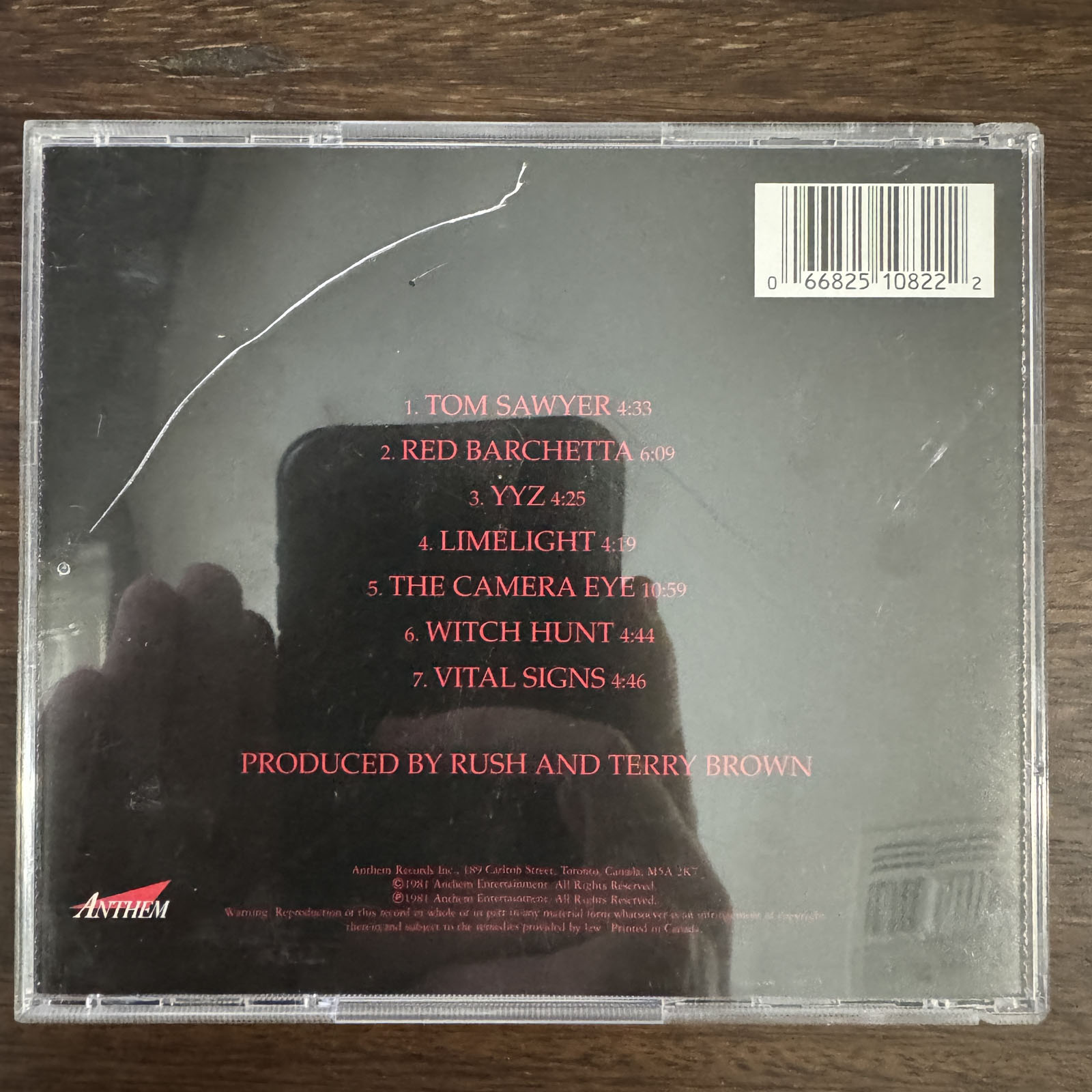 RUSH - MOVING PICTURES (CD) 1981 / 1997!! RARE!! REMASTERED