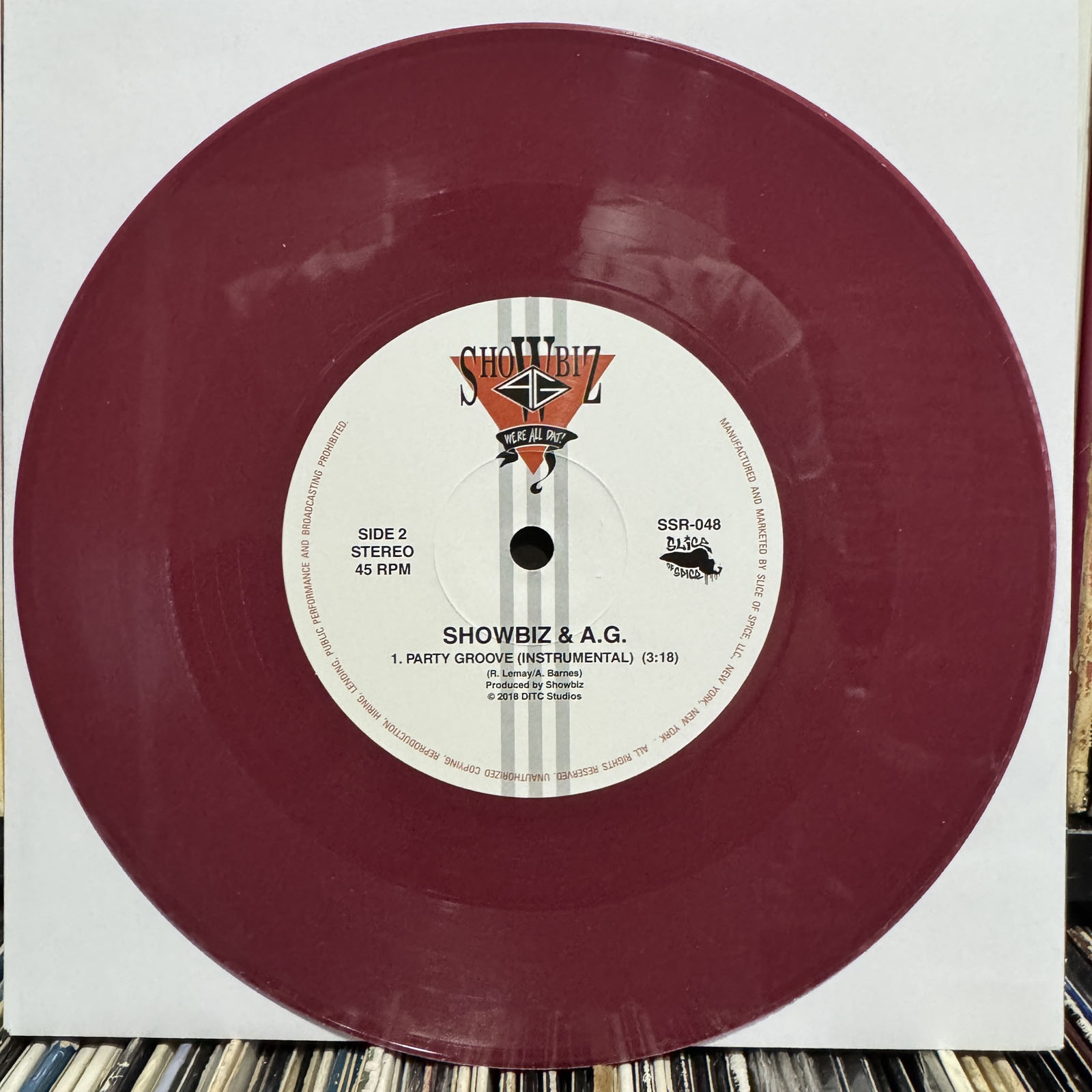 洋楽 Showbiz & A.G. Party Groove / Soul Clap SHOWBIZ & A.G. - SOUL CLAP / PARTY GROOVE (7