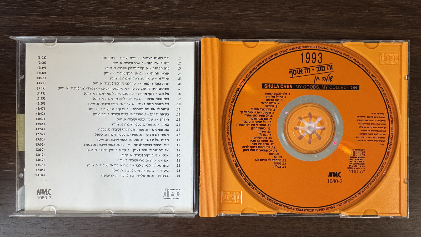 SHULA CHEN - MY GOODS, MY COLLECTION (CD) 1993!! RARE!!! NMC