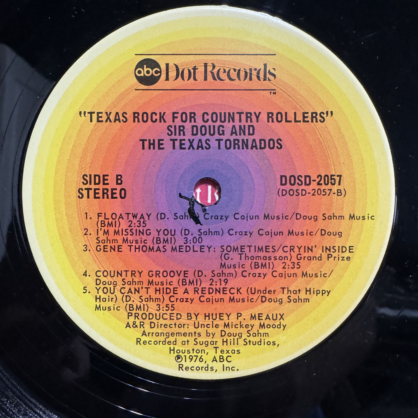 SIR DOUG & THE TEXAS TORNADOS - TEXAS ROCK FOR COUNTRY