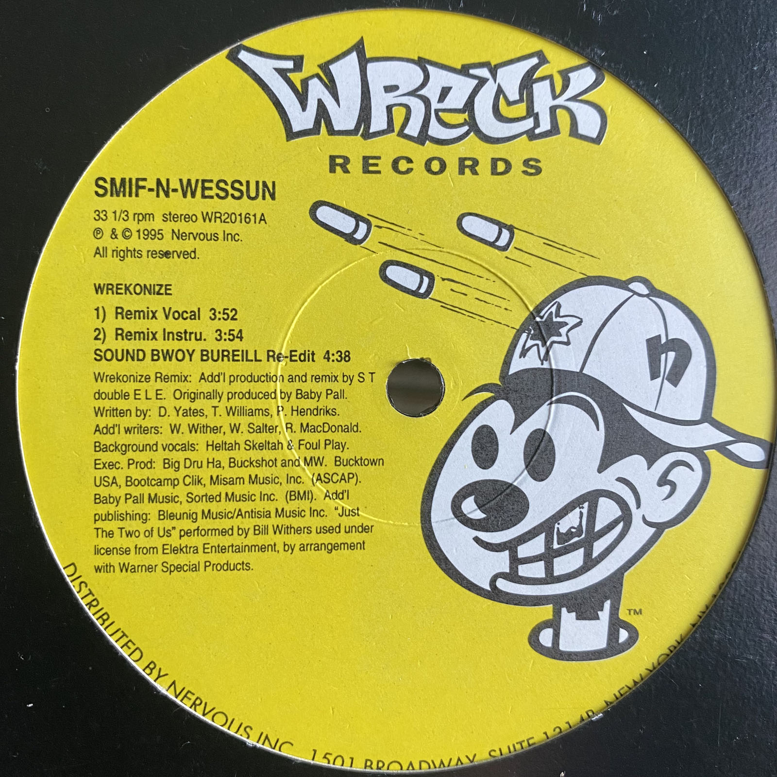 SMIF-N-WESSUN - WREKONIZE / SOUND BWOY BUREILL (REMIXES) (12 
