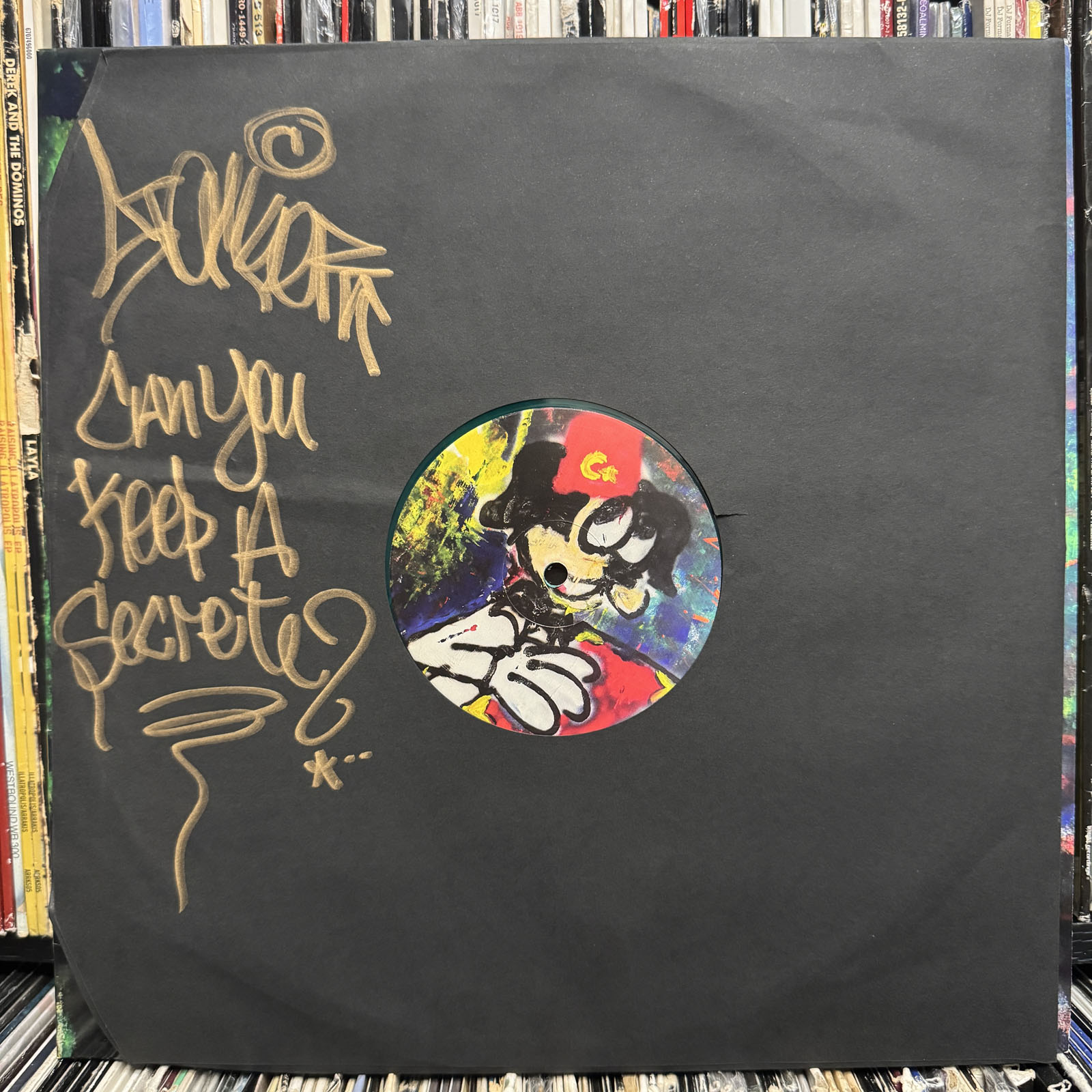 STARKER + AL.DIVINO - SECRETS (GREEN VINYL LP) 2020 RARE + SIGNED