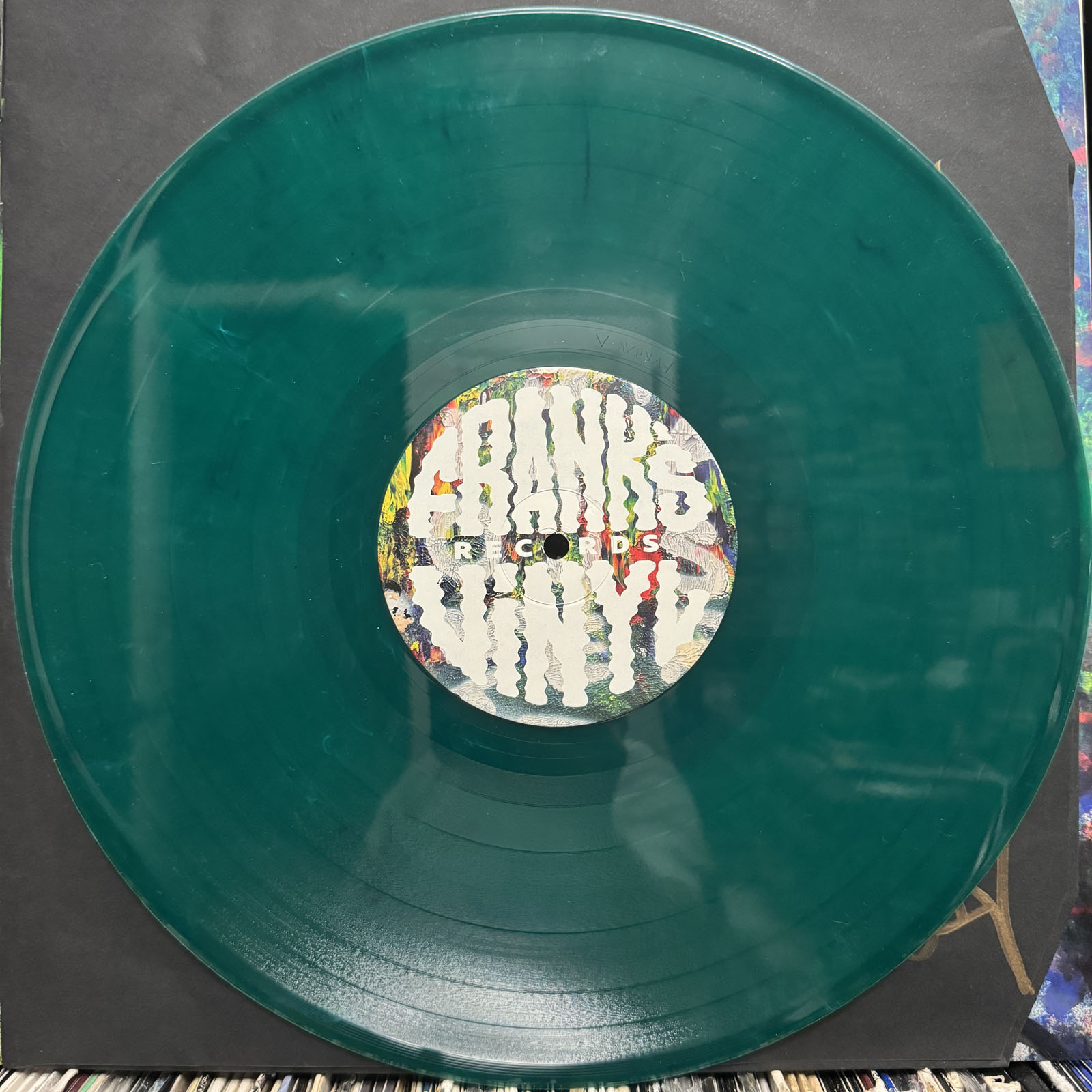 STARKER + AL.DIVINO - SECRETS (GREEN VINYL LP) 2020 RARE + SIGNED