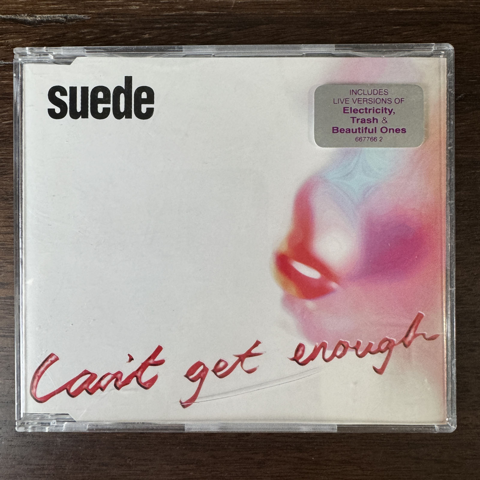 SUEDE - CAN'T GET ENOUGH / LIVE TRACKS (CD SINGLE) 1999!! RARE