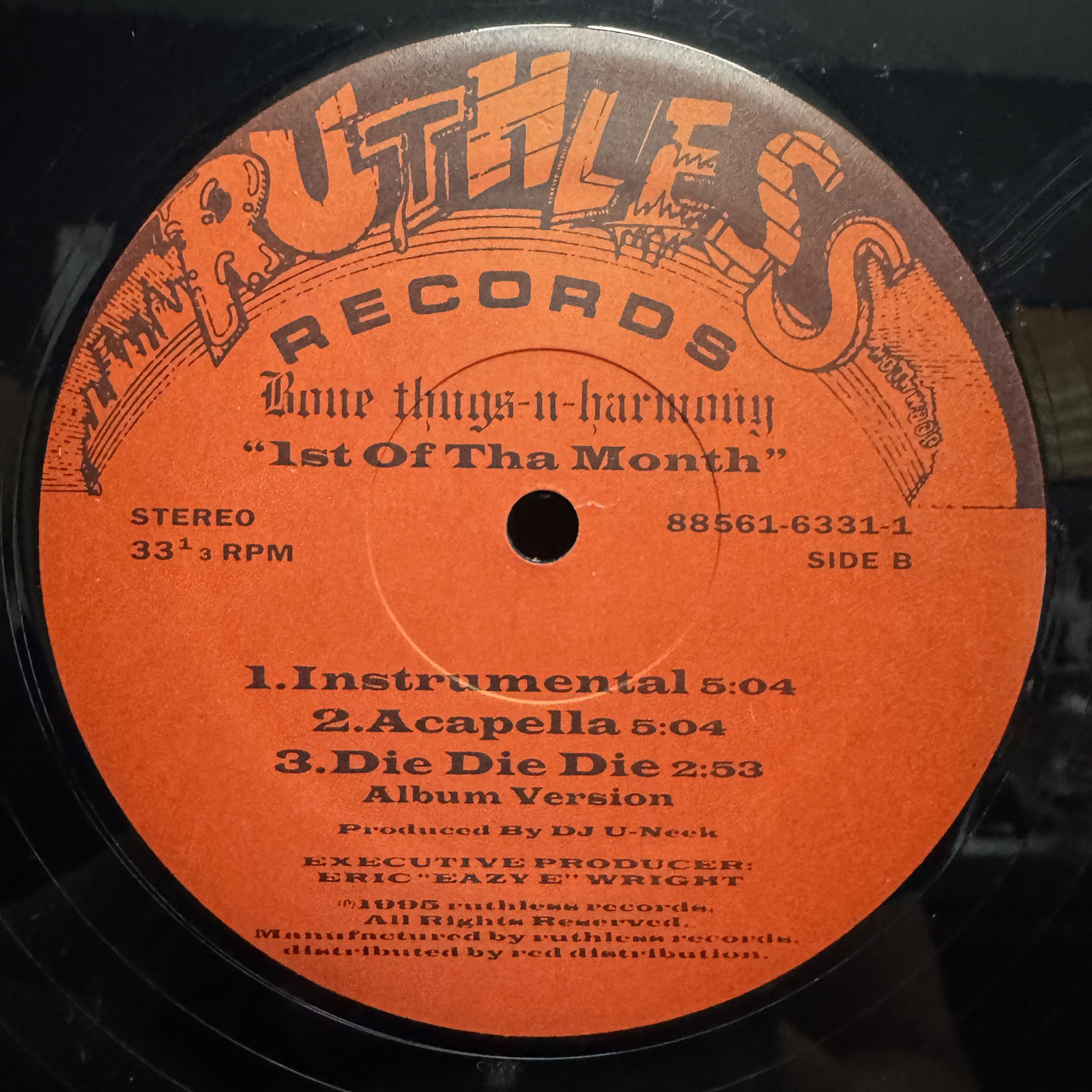BONE THUGS-N-HARMONY - 1ST OF THA MONTH / DIE DIE DIE (12