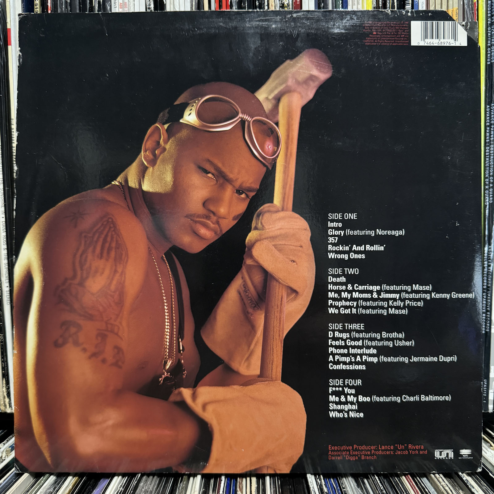 CAM'RON - CONFESSIONS OF FIRE (VINYL 2LP) 1998!! RARE!! NOREAGA +