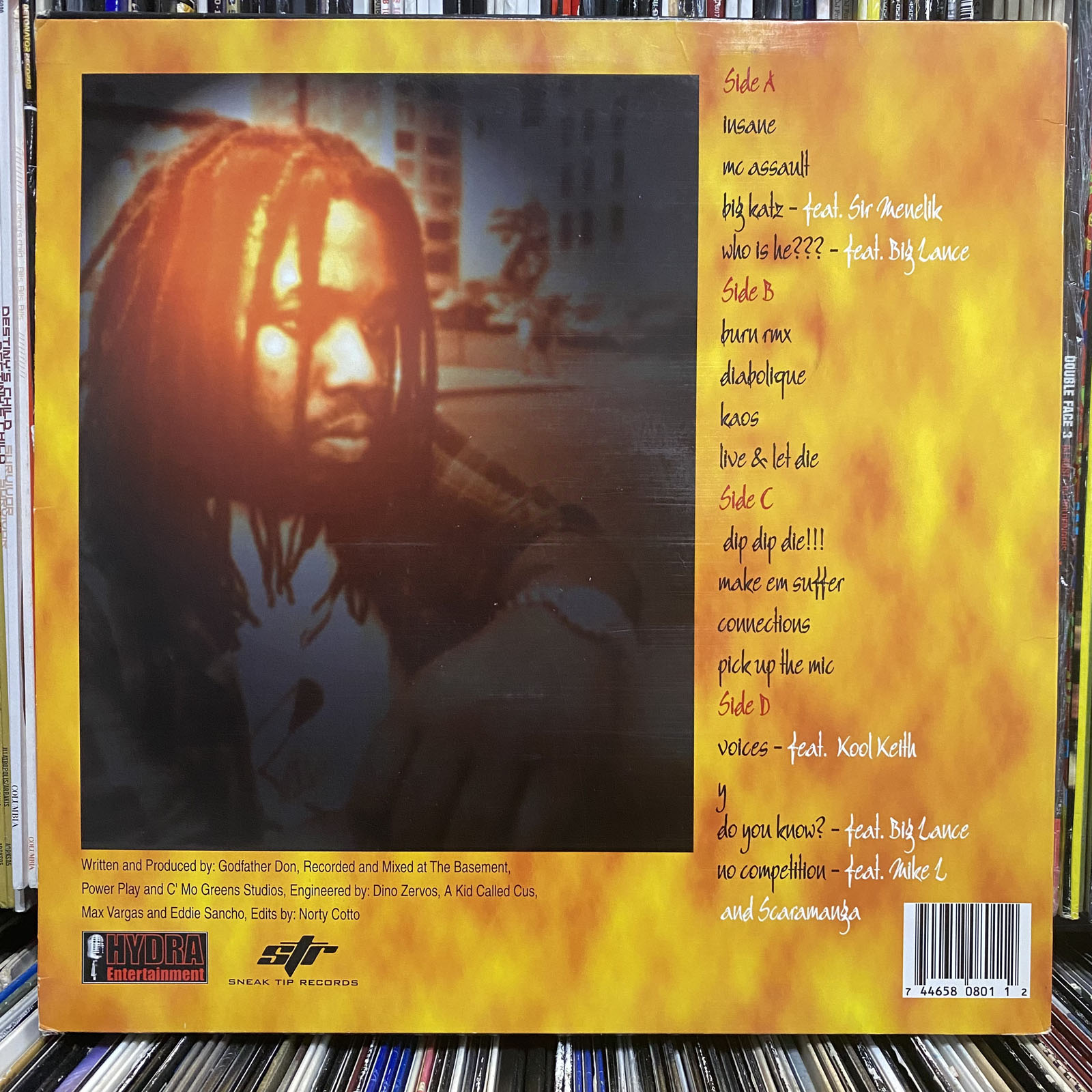 GODFATHER DON - DIABOLIQUE (VINYL 2LP) 1999!! RARE!! KOOL KEITH +