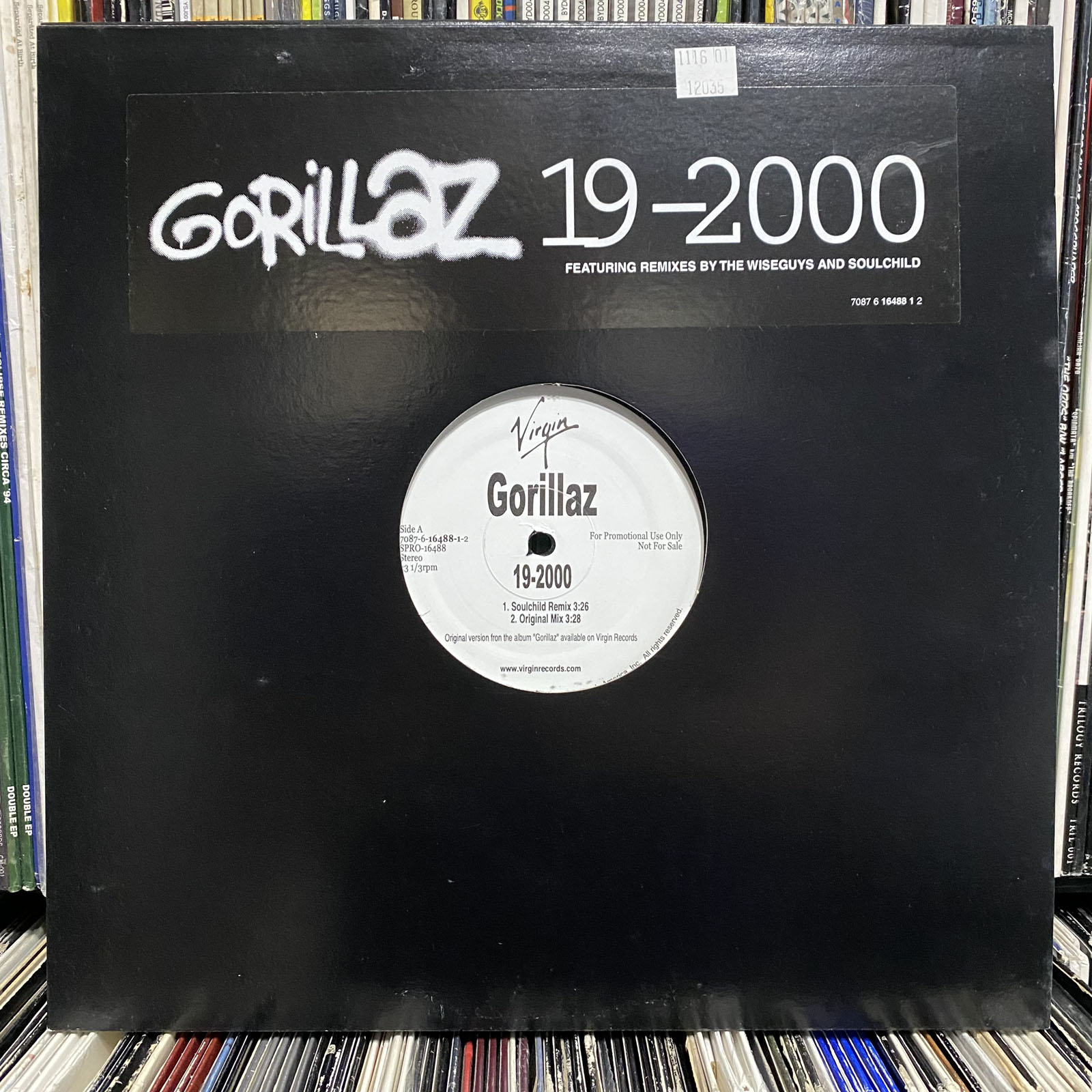 GORILLAZ（19/2000）レコード Gorillaz – 19/2000 – Vinyl (10