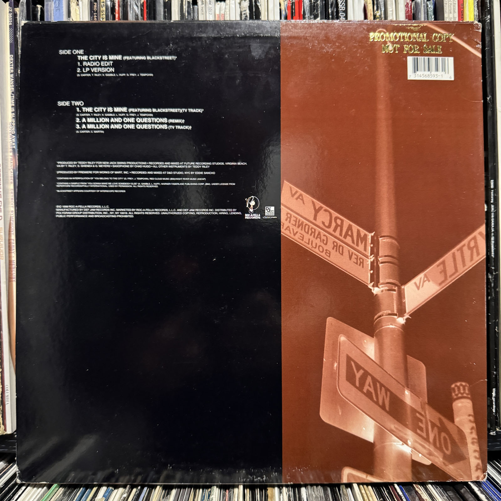JAY-Z - CITY IS MINE / A MILLION & ONE QUESTIONS (12
