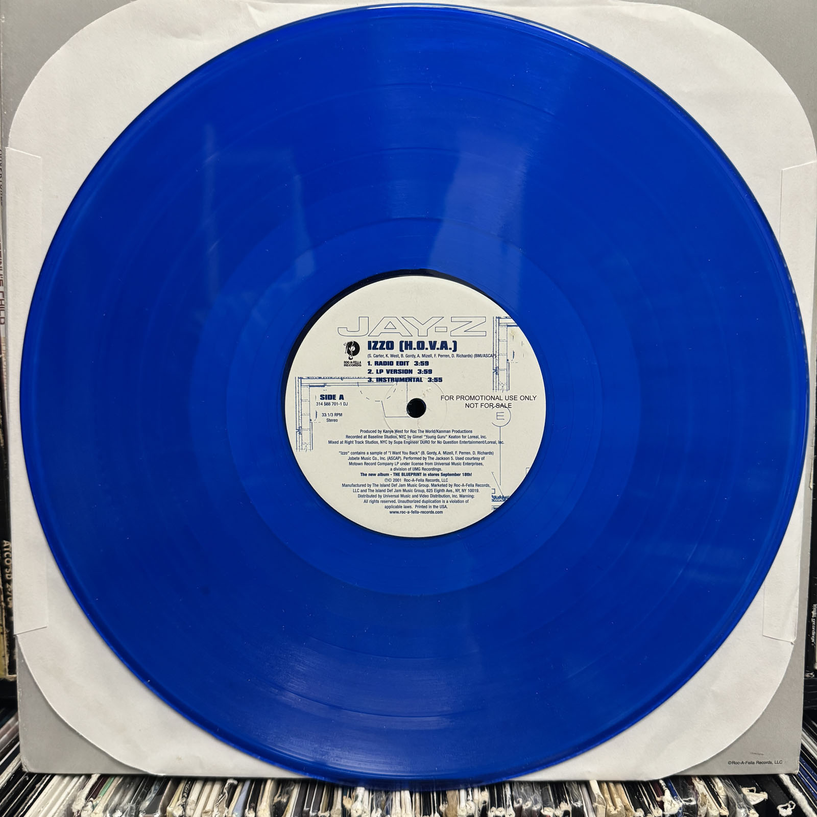 JAY-Z - IZZO (BLUE VINYL 12