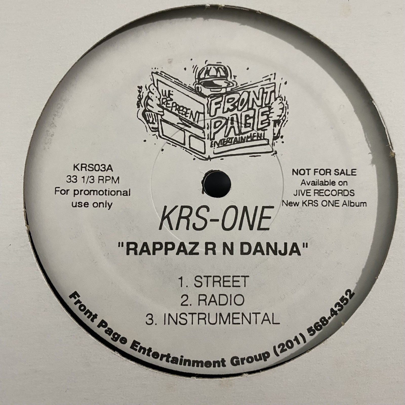 KRS-ONE + DJ PREMIER - RAPPAZ R N DAINJA / WANNABEMCEEZ (12