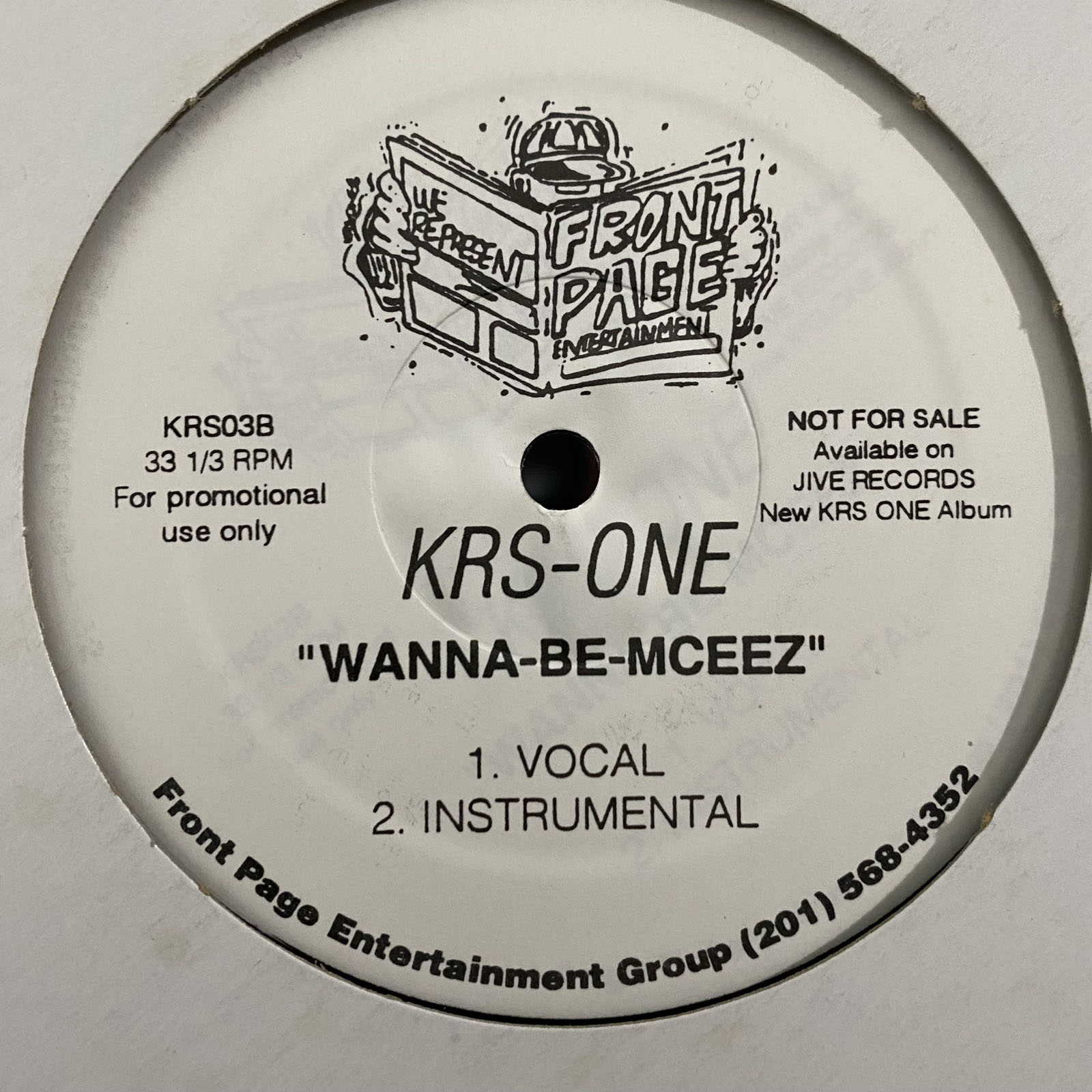 KRS-ONE + DJ PREMIER - RAPPAZ R N DAINJA / WANNABEMCEEZ (12