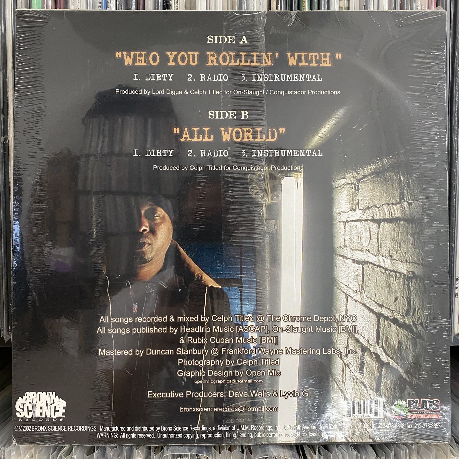 LORD DIGGA - WHO YOU ROLLIN WITH / ALL WORLD (12