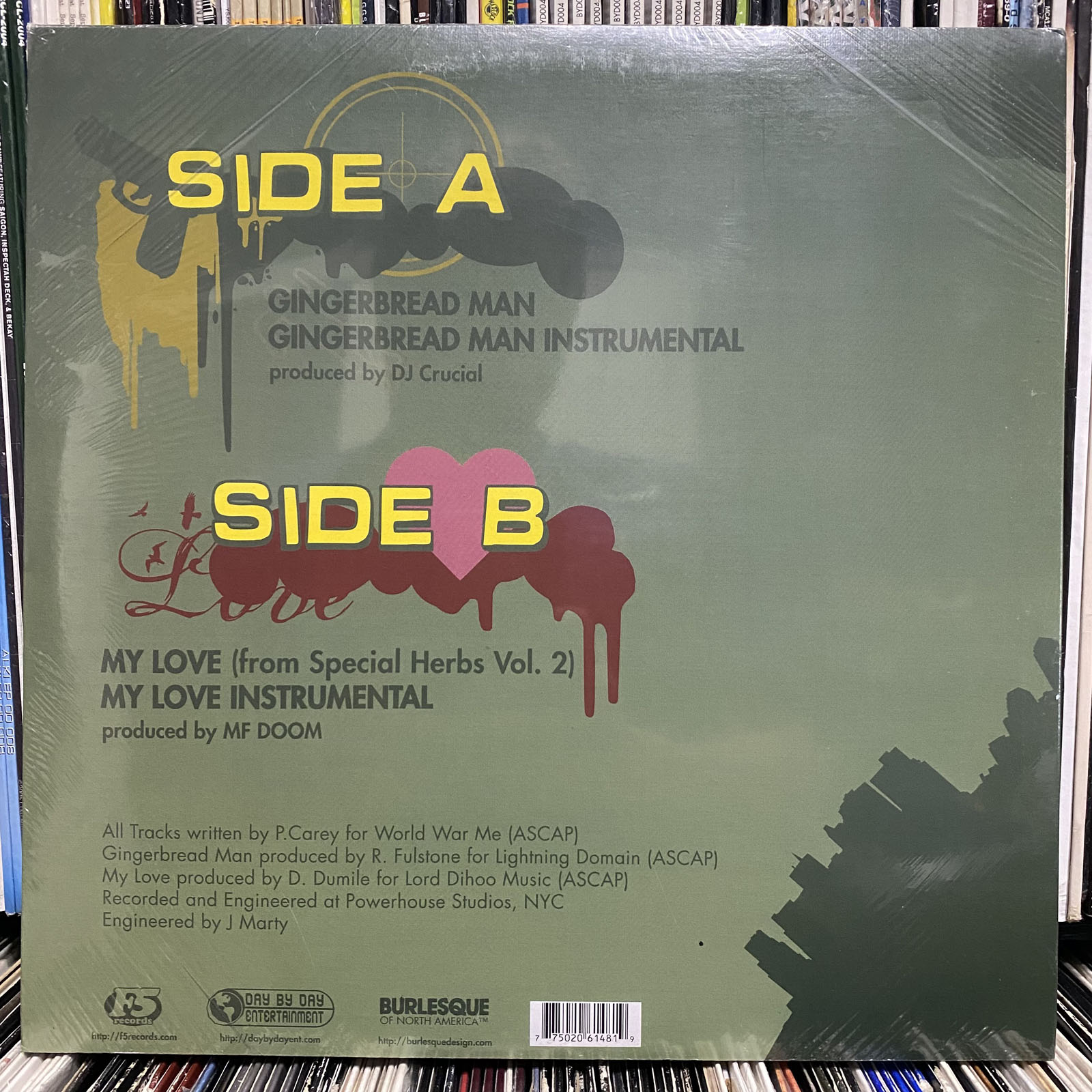 MF DOOM & MF GRIMM レコード MF Grimm / MF Doom – MF – CD (EP), 2000 [r1828418] | Discogs