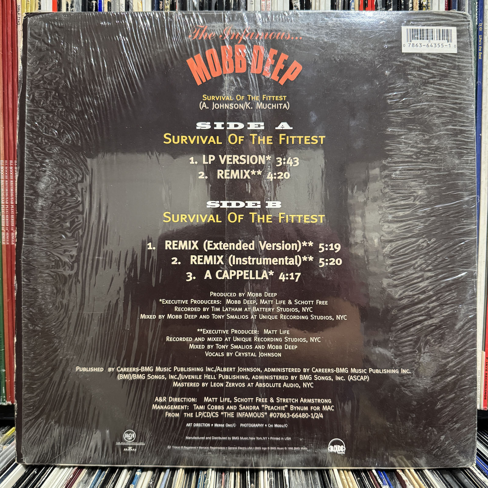 MOBB DEEP - SURVIVAL OF THE FITTEST (+REMIX) (12