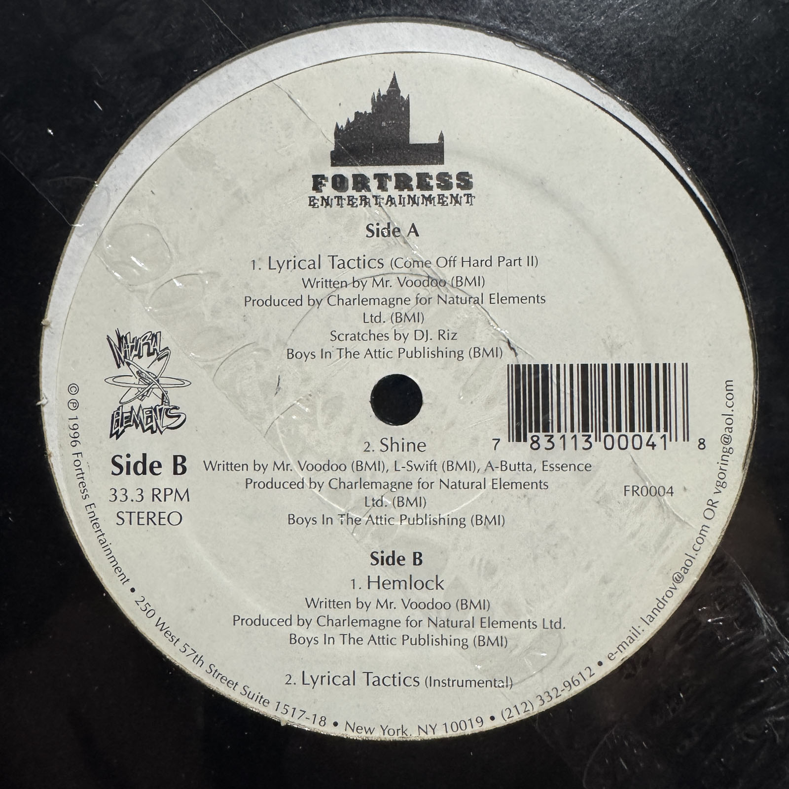 MR. VOODOO - LYRICAL TACTICS / SHINE / HEMLOCK (12