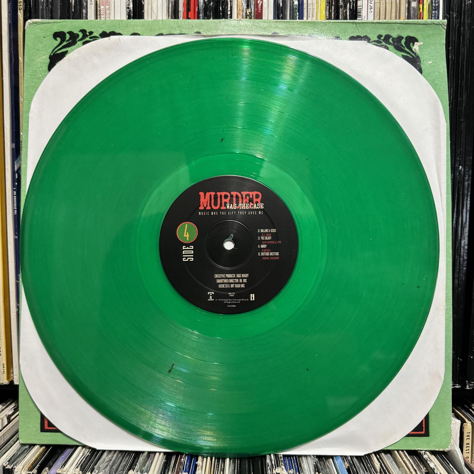 MURDER WAS THE CASE SOUNDTRACK (VINYL 2LP) 1994!! RARE!! SNOOP