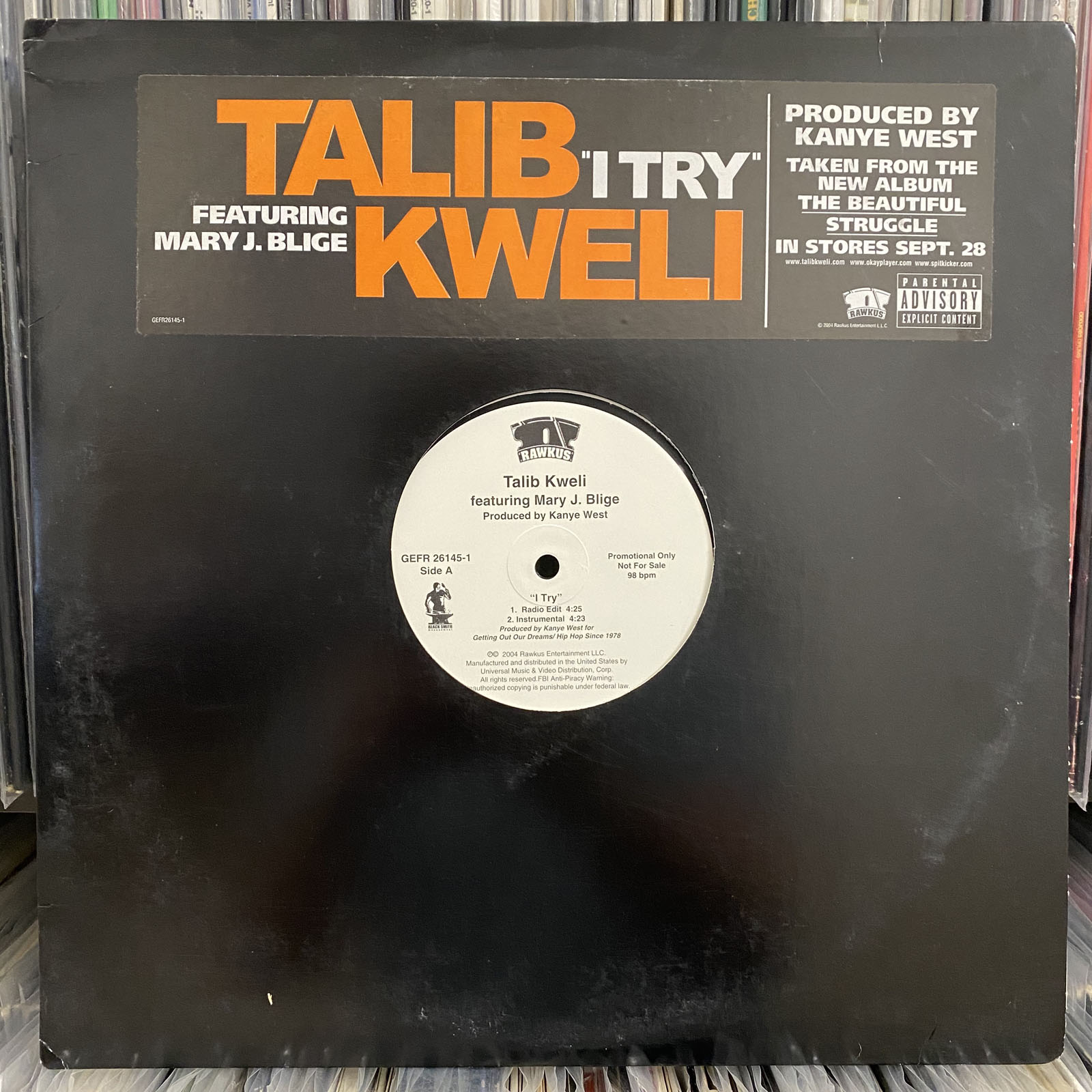 Talib Kweli ‎/ get by (reworks)12inch Talib Kweli – Get By – Vinyl (12