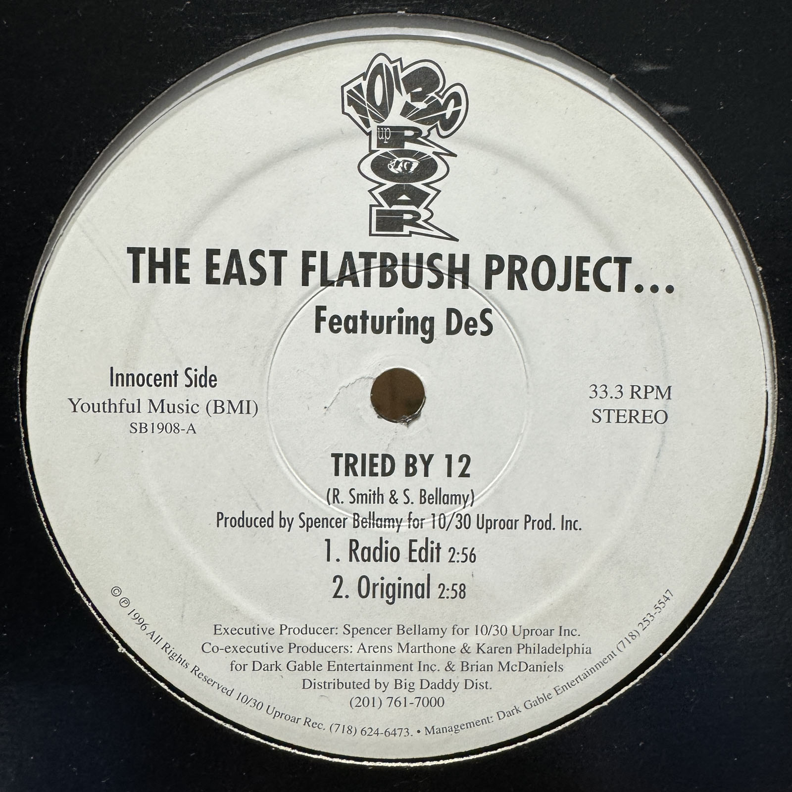 7” THE EAST FLATBUSH PROJECT… THE EAST FLATBUSH PROJECT - TRIED BY 12 (12