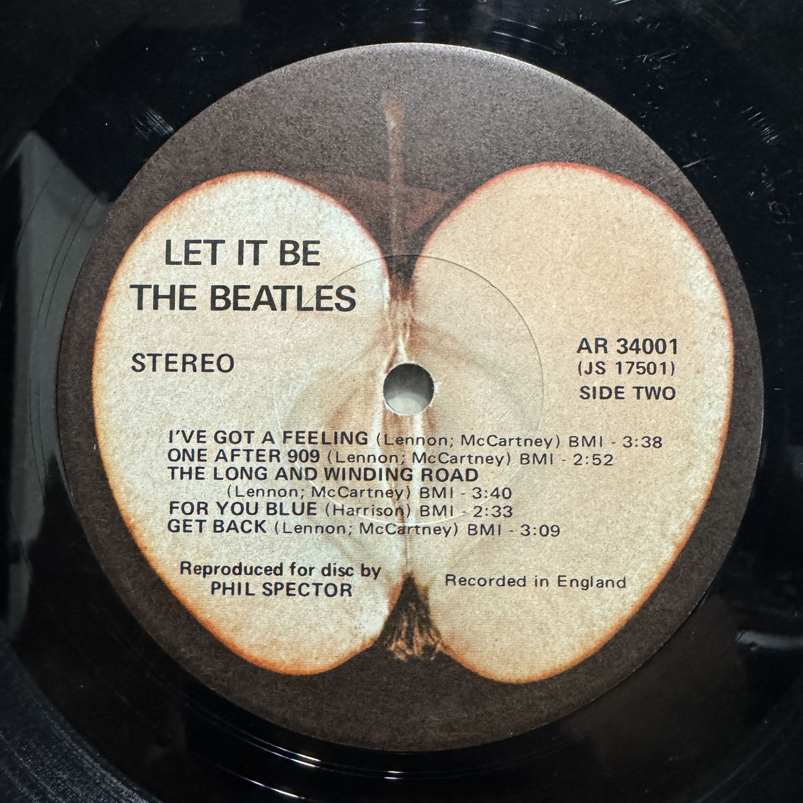 THE BEATLES - LET IT BE (VINYL LP) 1970!!! RARE!!! APPLE / AR