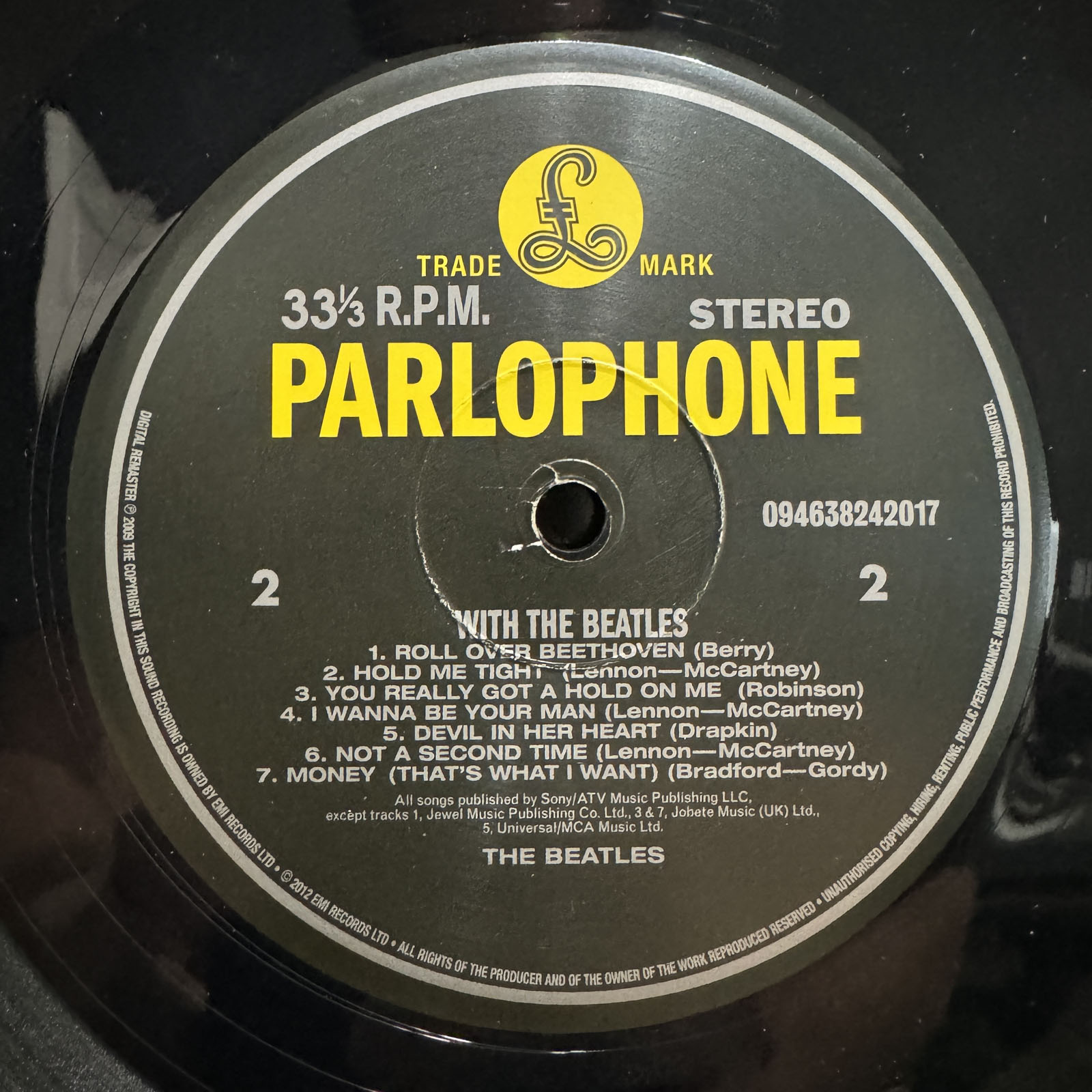 洋楽 The Beatles with the beatles LP NC0yMDQ5LmpwZWc.jpeg