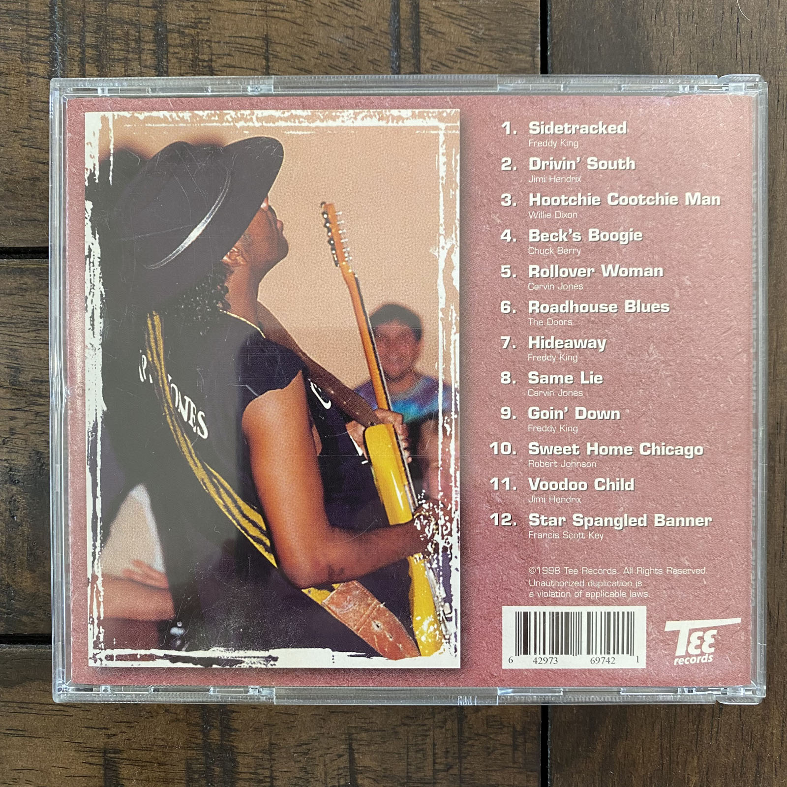 THE CARVIN JONES BAND - LIVE AT JOE'S GROTTO (CD) 1998!! RARE