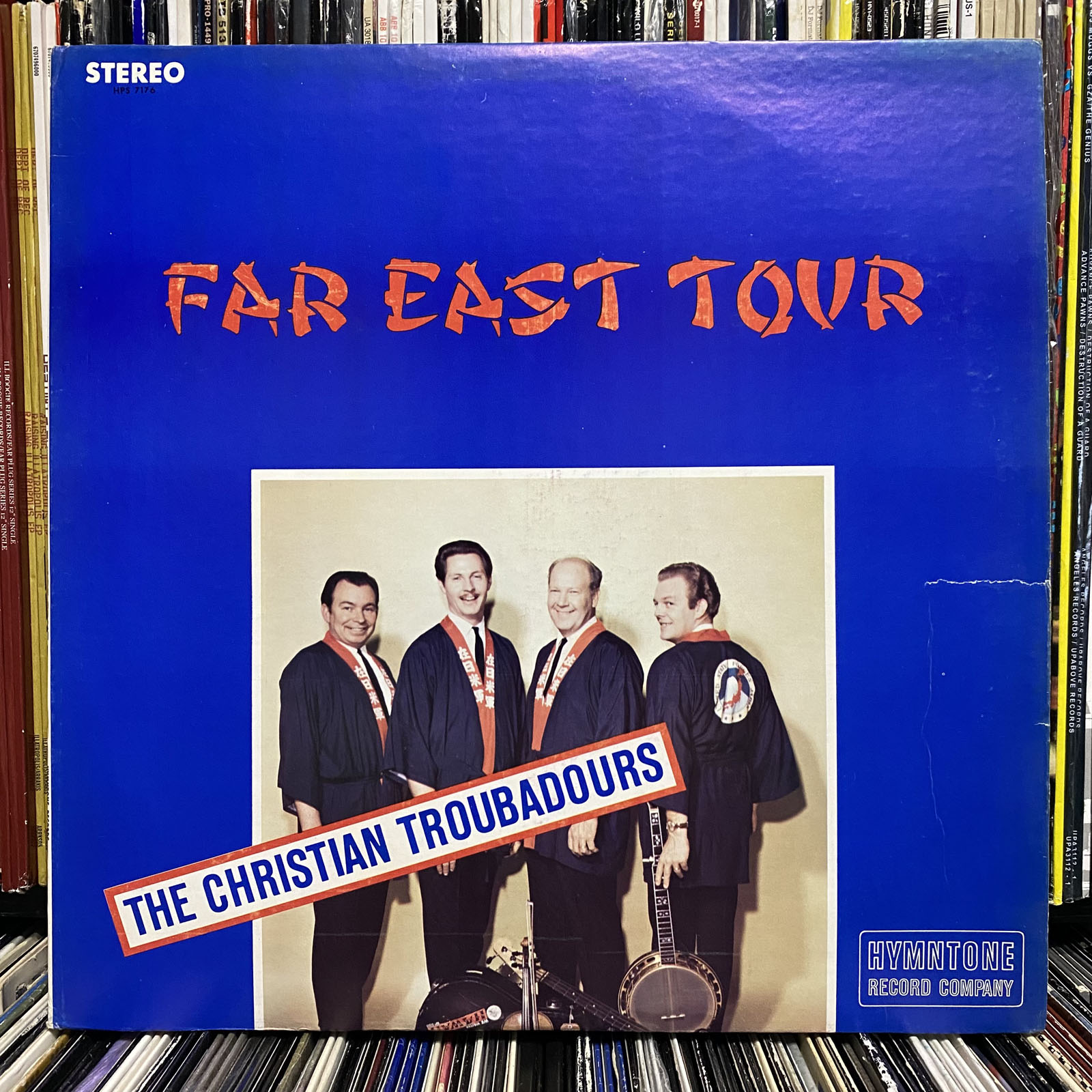 THE CHRISTIAN TROUBADOURS - FAR EAST TOUR (VINYL LP) 1966!! RARE