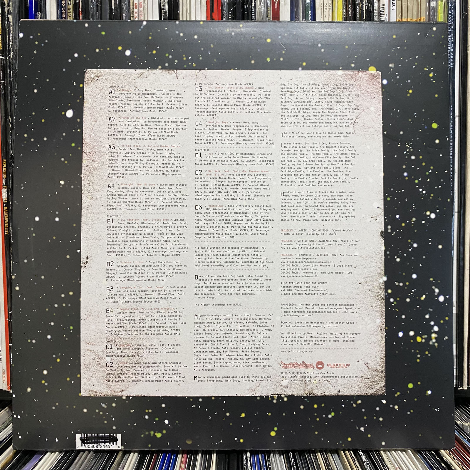 THE MIGHTY UNDERDOGS - DROPPIN' SCIENCE FICTION (VINYL 2LP) 2008