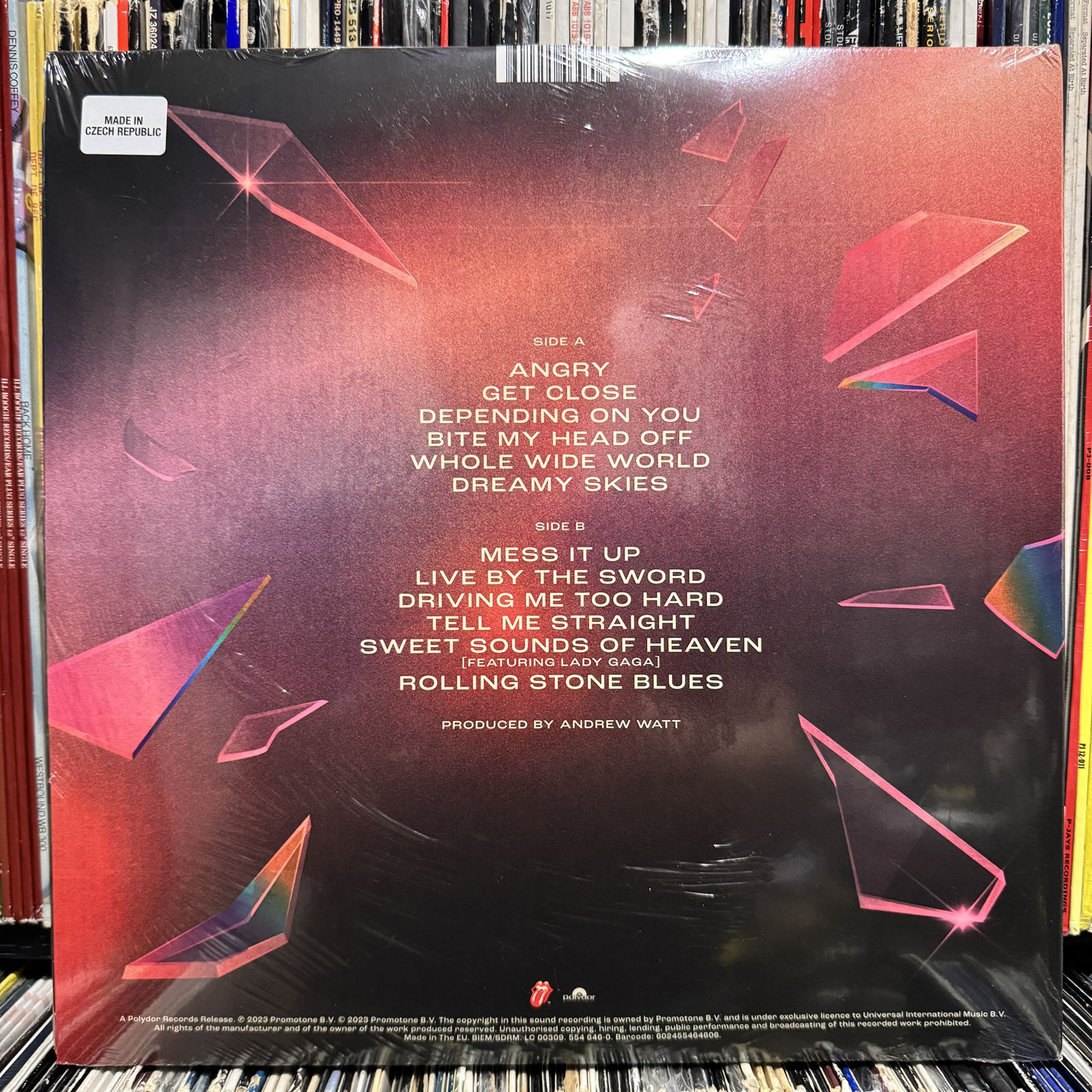 THE ROLLING STONES - HACKNEY DIAMONDS (DIAMOND CLEAR VINYL LP