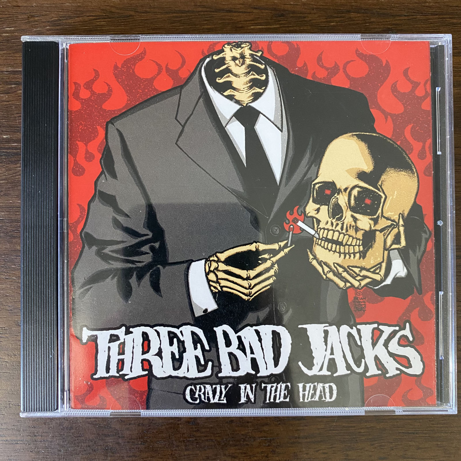THREE BAD JACKS - CRAZY IN THE HEAD (CD) 2005!! RARE!! BOSTON