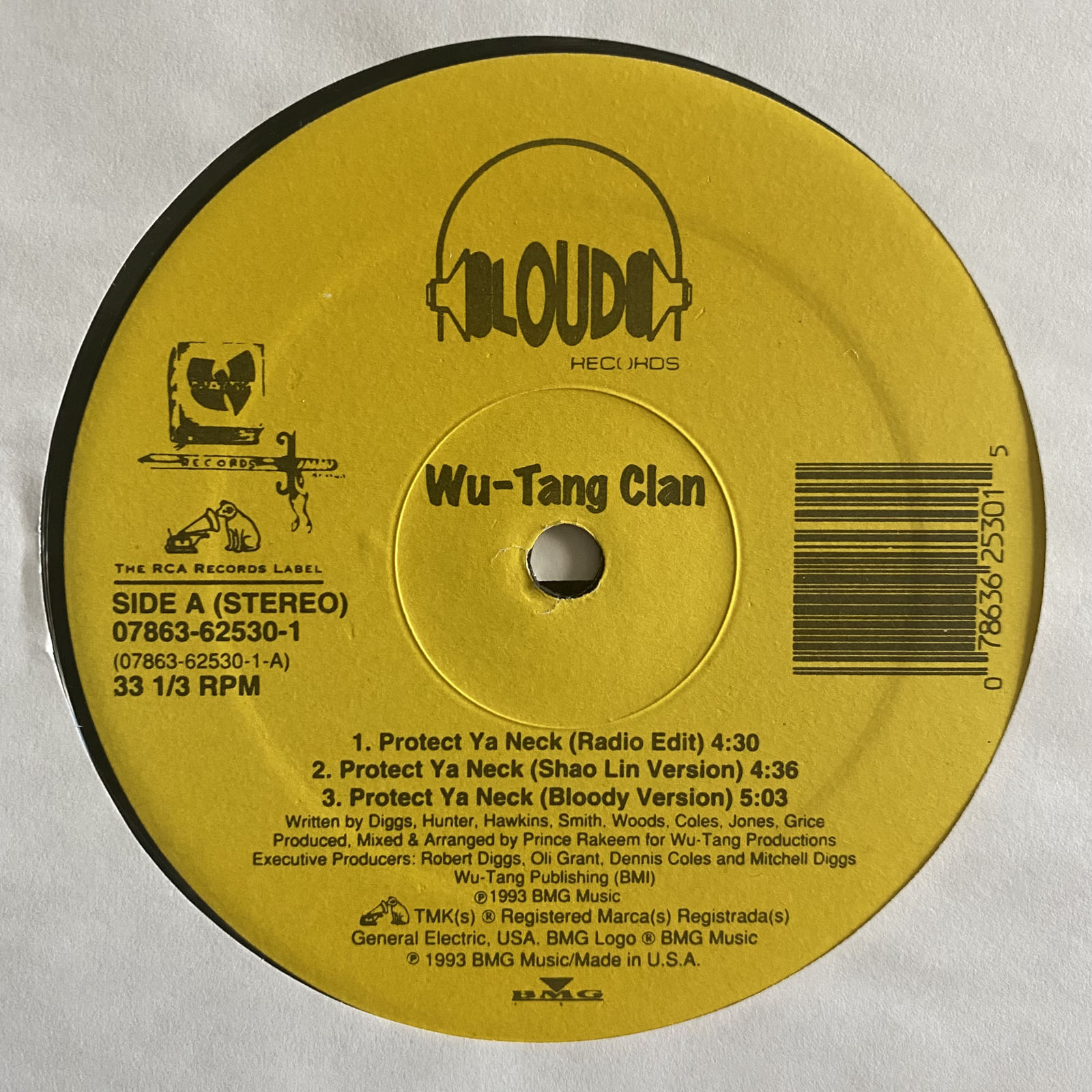 Wu-Tang Clan - Protect Ya Neck (オリジナル) Wu-Tang Clan – Protect Ya Neck – Vinyl (12