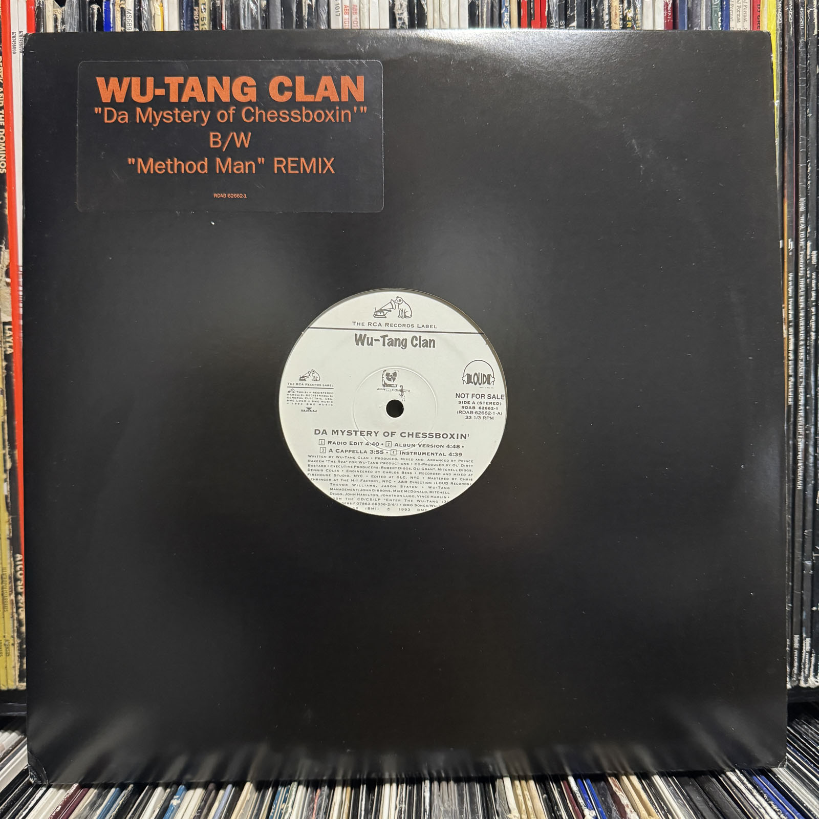 WU-TANG CLAN - DA MYSTERY OF CHESSBOXIN' / METHOD MAN (REMIX) (12
