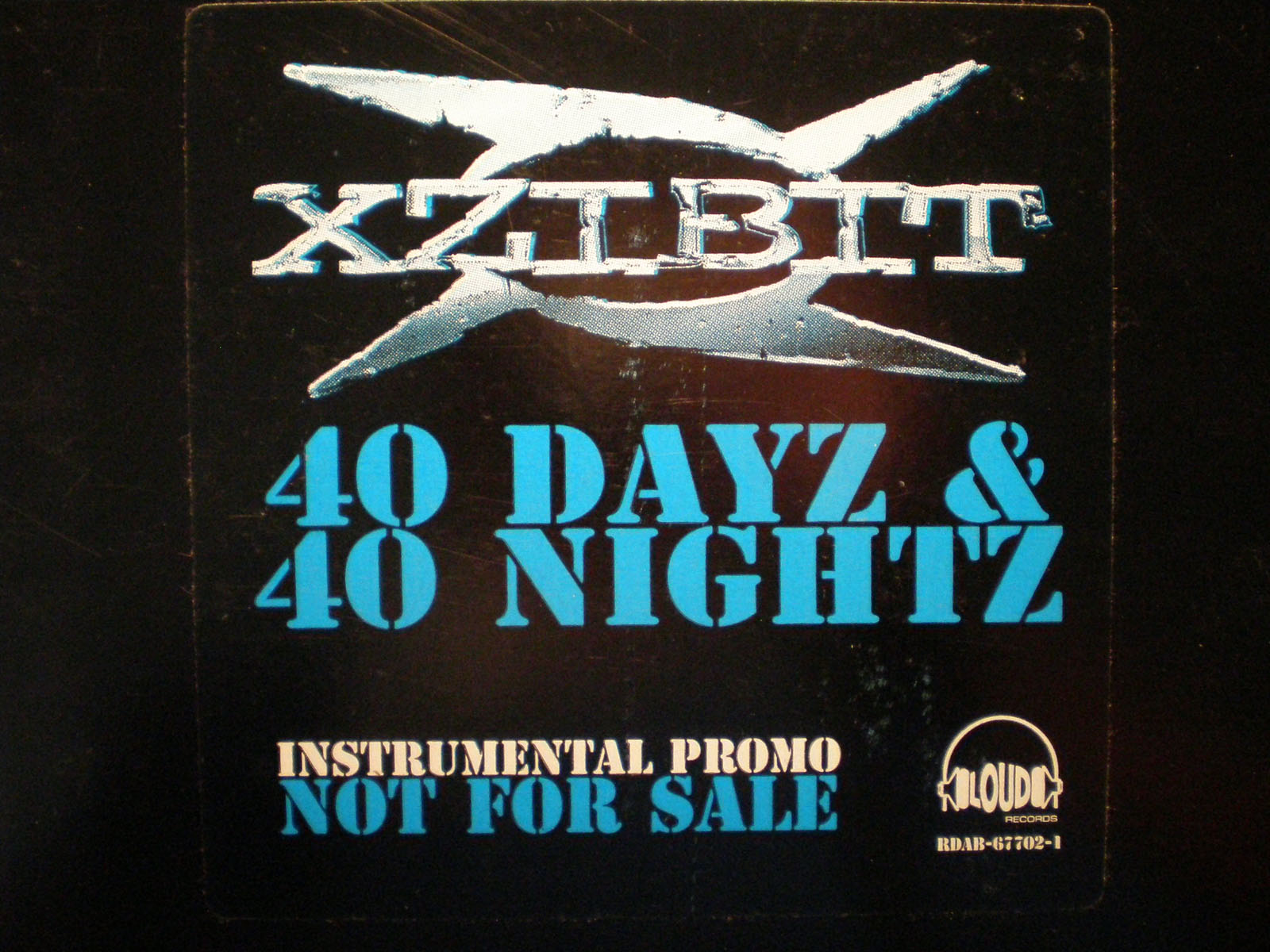 XZIBIT - 40 DAYZ & 40 NIGHTZ (INSTRUMENTALS) (VINYL 2LP