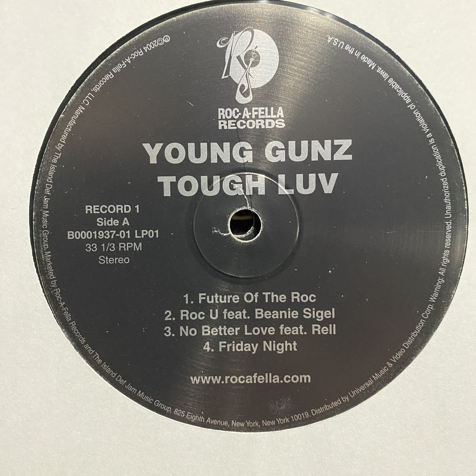 YOUNG GUNZ - TOUGH LUV (VINYL 2LP) 2004!! RARE!! JAY-Z + CAM'RON